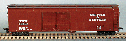 Bowser 55404 HO Scale 50' Round Roof Boxcar Norfolk & Western N&W #s Vary - NOS