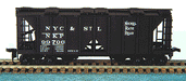 Bowser 55631 HO Scale 70 Ton 2 Bay Covered Hopper Kit NKP # Varies - NOS