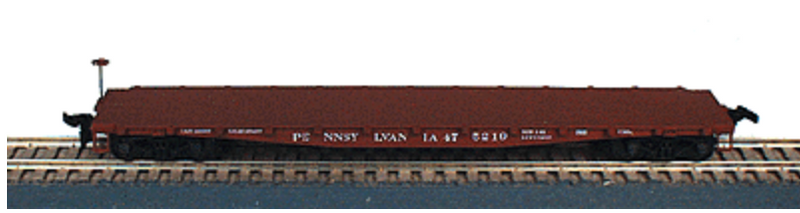 Bowser 55954 HO Scale 50' Flat Car Kit Pennsylvania "1950s" PRR - NOS (#s Vary)