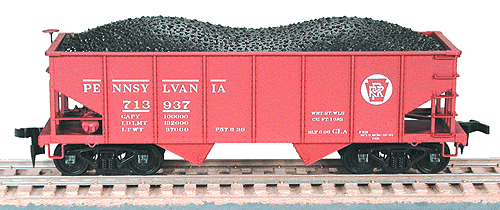 Bowser 56201 HO Scale GLa 2 Bay Open Hopper Kit Pennsylvania PRR #'s Vary - NOS (Circle Keystone)