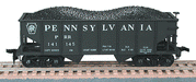 Bowser 56203 HO Scale GLa 2 Bay Open Hopper Kit Pennsylvania PRR #'s Vary - NOS (Plain Keystone)