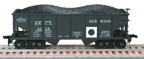 Bowser 56204 HO Scale GLa 2 Bay Open Hopper Kit Berwind BWCX #'s Vary - NOS