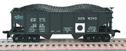 Bowser 56204 HO Scale GLa 2 Bay Open Hopper Kit Berwind BWCX #'s Vary - NOS