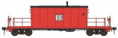 Bowser/English's 71037 HO Scale N9 Caboose Red with Flashing FRA Light - Unlettered