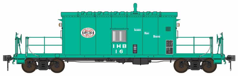 Bowser/English's HO Scale N9 Caboose Harbor Belt 1970s IHB