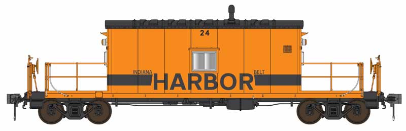 Bowser/English's HO Scale N9 Caboose Harbor Belt 1980s IHB