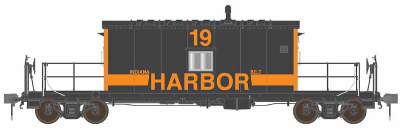 Bowser/English's HO Scale N9 Caboose Harbor Belt 1990s IHB