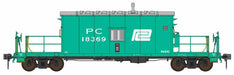 Bowser/English's HO Scale N9E Caboose with Flashing FRA Light Penn Central "Early" PC