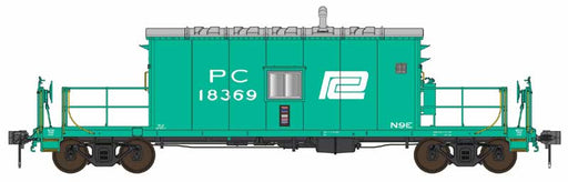 Bowser/English's HO Scale N9E Caboose with Flashing FRA Light Penn Central "Early" PC