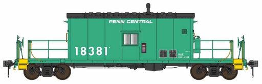 Bowser/English's HO Scale N9E Caboose with Flashing FRA Light Penn Central PC