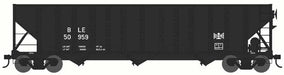 Bowser HO Scale 100 Ton 3 Bay Hopper Bessemer & Lake Erie B&LE