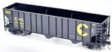 Bowser HO Scale 100 Ton 3-Bay Hopper Chessie System C&O