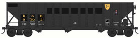Bowser HO Scale 100 Ton 3 Bay Hopper Delaware & Hudson "ex-RDG" D&H