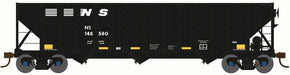 Bowser HO Scale 100 Ton 3 Bay Hopper Norfolk Southern H69 NS