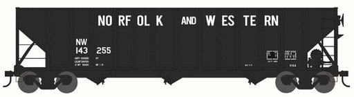 Bowser HO Scale 100 Ton 3 Bay Hopper Norfolk & Western NW