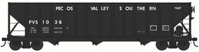 Bowser HO Scale 100 Ton 3 Bay Hopper Pecos Valley Southern PVS