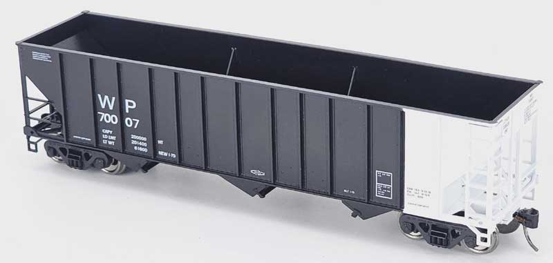 Bowser HO Scale 100 Ton 3-Bay Hopper Western Pacific WP (White End)