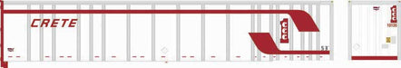 Bowser HO Scale 53' Highway Trailer Crete