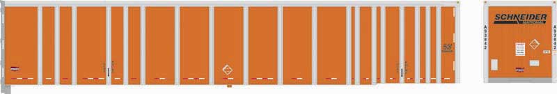 Bowser HO Scale 53' Highway Trailer Schneider