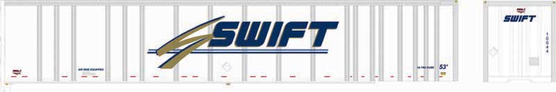 Bowser HO Scale 53' Highway Trailer Swift