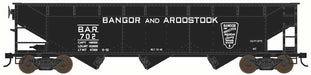 Bowser HO Scale 70 Ton Offset Hopper Bangor & Aroostook BAR