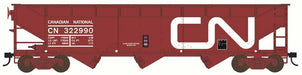 Bowser HO Scale 70 Ton Offset Hopper Canadian National CN