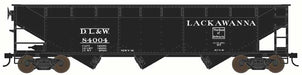 Bowser HO Scale 70 Ton Offset Hopper Lackawanna DL&W