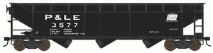 Bowser HO Scale 70 Ton Offset Hopper Penn Central P&LE