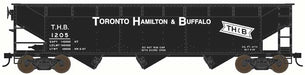 Bowser HO Scale 70 Ton Offset Hopper Toronto Hamilton & Buffalo TB&H