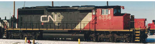 Bowser HO Scale GMD SD40-2W Canadian National CN
