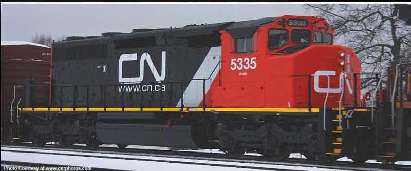 Bowser HO Scale GMD SD40-2W Canadian National CN
