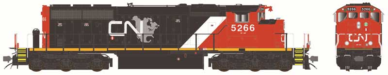 Bowser HO Scale GMD SD40-2W CN 5266 North America 2010s+