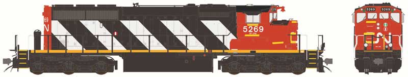 Bowser HO Scale GMD SD40-2W CN 5269 Sergeant Stripe w/ reflectors 2010s+