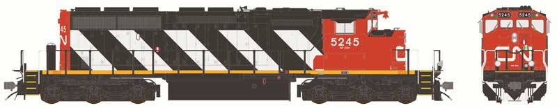 Bowser HO Scale GMD SD40-2W CN Sergeant Stripe 1990s+