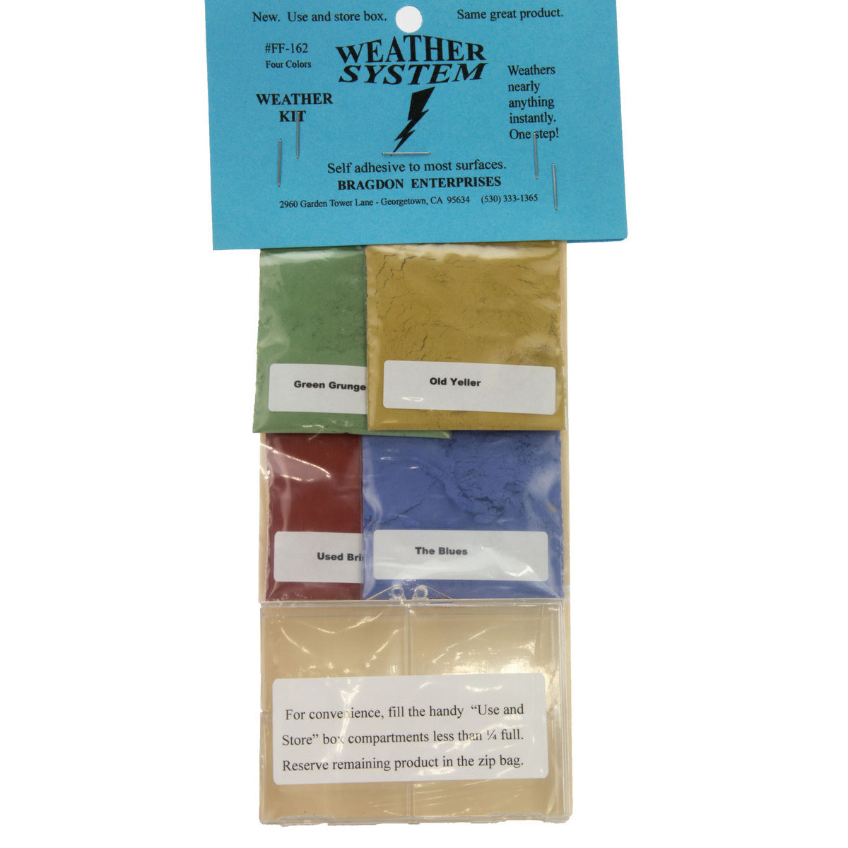 Bragdon Enterprises 162 1/2oz Weathering Powder Set of 4 (Old Yeller ...