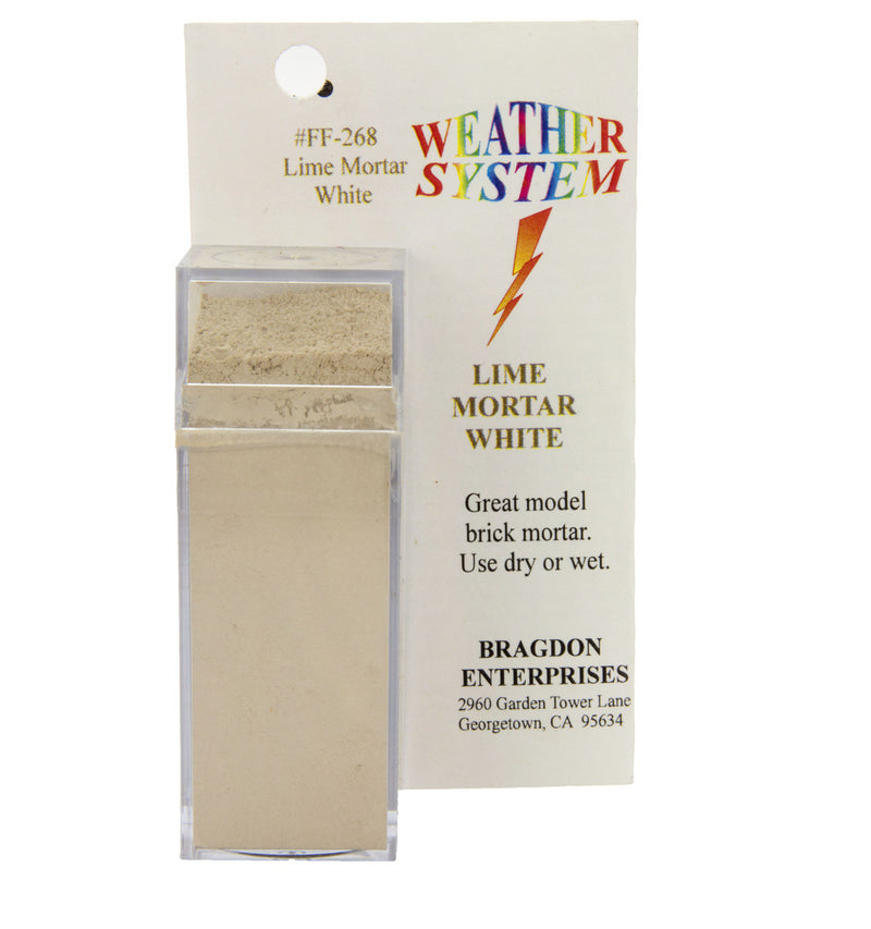 Bragdon Enterprises 268 Lime Mortar White Weathering Powder 2oz