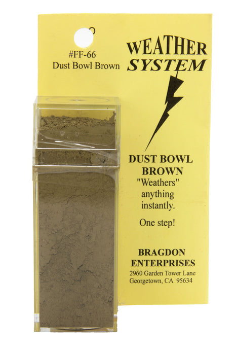 Bragdon Enterprises 66 Weathering Powder Dust Bowl Brown - 2oz