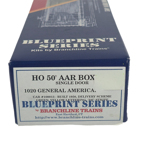 Branchline Trains 1020 HO Scale 50' AAR Boxcar Kit General American GAEX - NOS (# Varies)