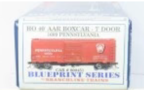 Branchline Trains 1609 HO Scale 40' AAR Boxcar&nbsp;Kit 7' Door Pennsylvania PRR - Shadow Keystone