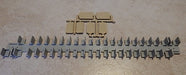 Branchline Trains 61118 HO Scale Coach Seats with Partitions (10 Sets)