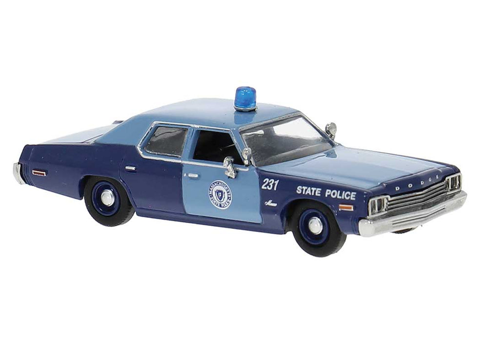 Brekina 18156 HO Scale (1:87) 1970s Dodge Monaco - Massachusetts State Police