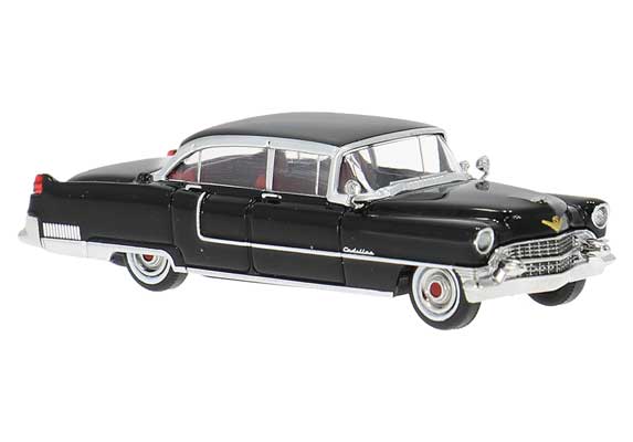 Brekina 18352 HO Scale (1:87) 1955 Cadillac - Black