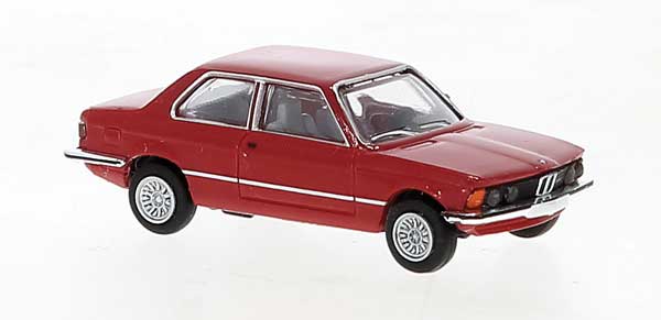 Brekina 24300 HO Scale 1975 BMW 323i 2 Door - Red