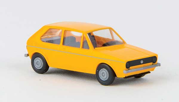 Brekina 25547 HO Scale 1974-1981 Volkswagen Golf I - Golden Orange