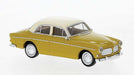 Brekina 29229 HO Scale 1956-1969 Volvo Series 120 Amazon 4 Door Yellow and Ivory