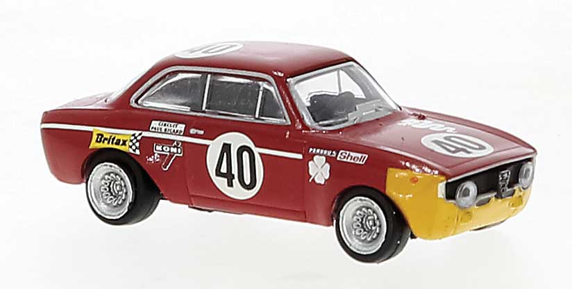 Brekina 29703 HO Scale 1965 Alfa Romeo GTA 1300 - 1971 Spa #40