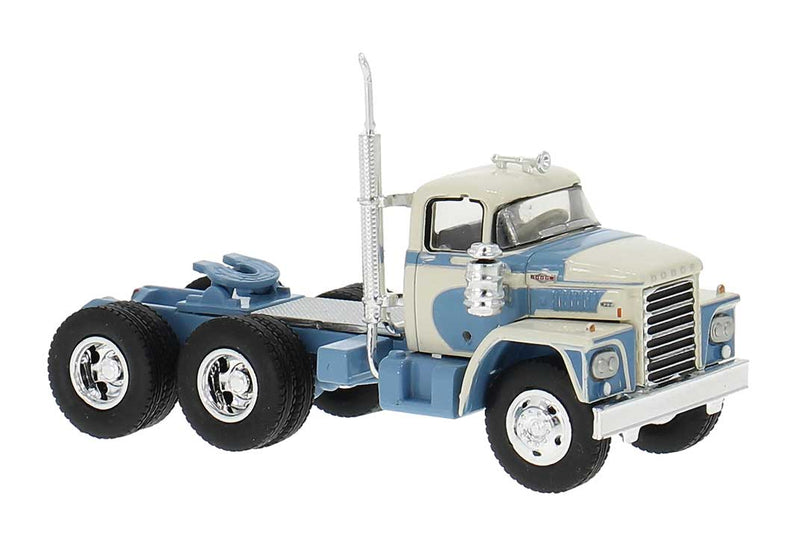 Brekina 86301 HO Scale 1960-1976 Dodge LCF Semi Tractor Only - Blue/White