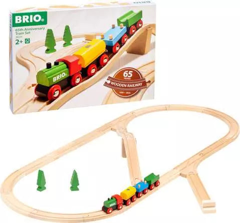 Brio 36036 65th Anniversary Wooden Train Play Set