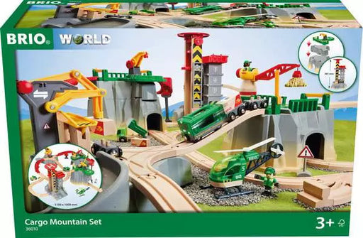 Brio 36010 Cargo Mountain Wooden Train Play Set