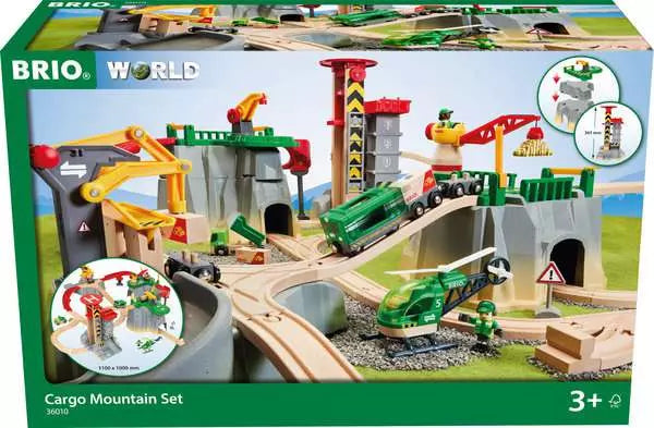 Brio 36010 Cargo Mountain Wooden Train Play Set
